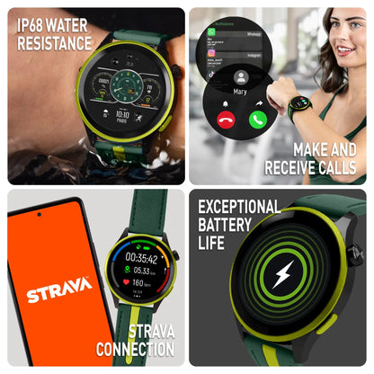 Reflex Active RA54-2238 Smartwatch Green Silicon Strap