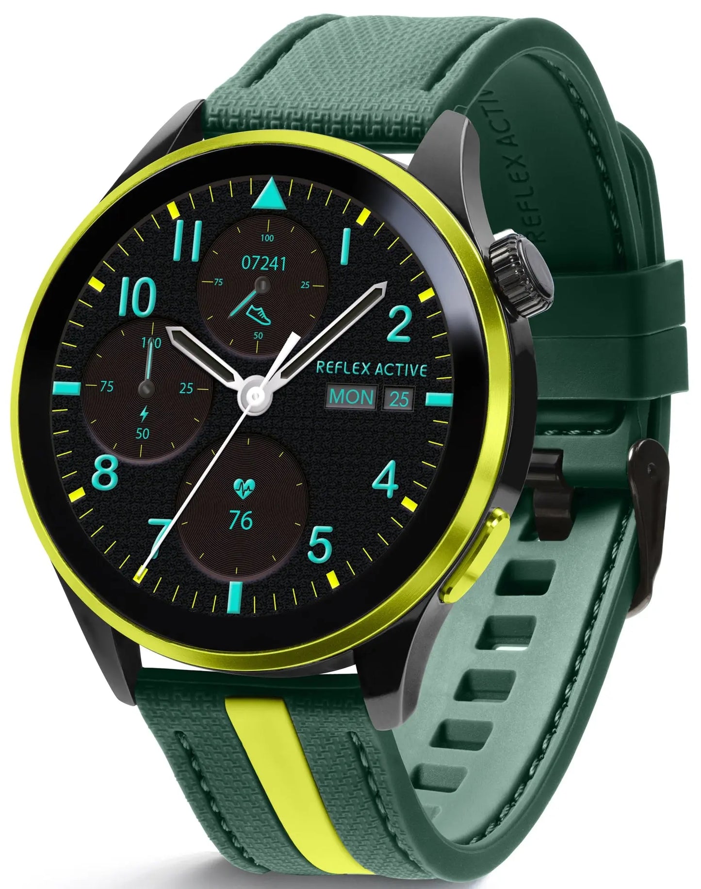Reflex Active RA54-2238 Smartwatch Green Silicon Strap