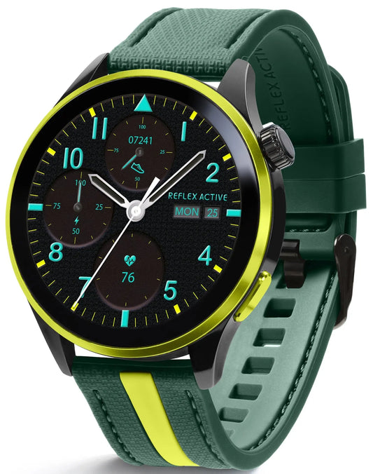 Reflex Active RA54-2238 Smartwatch Green Silicon Strap