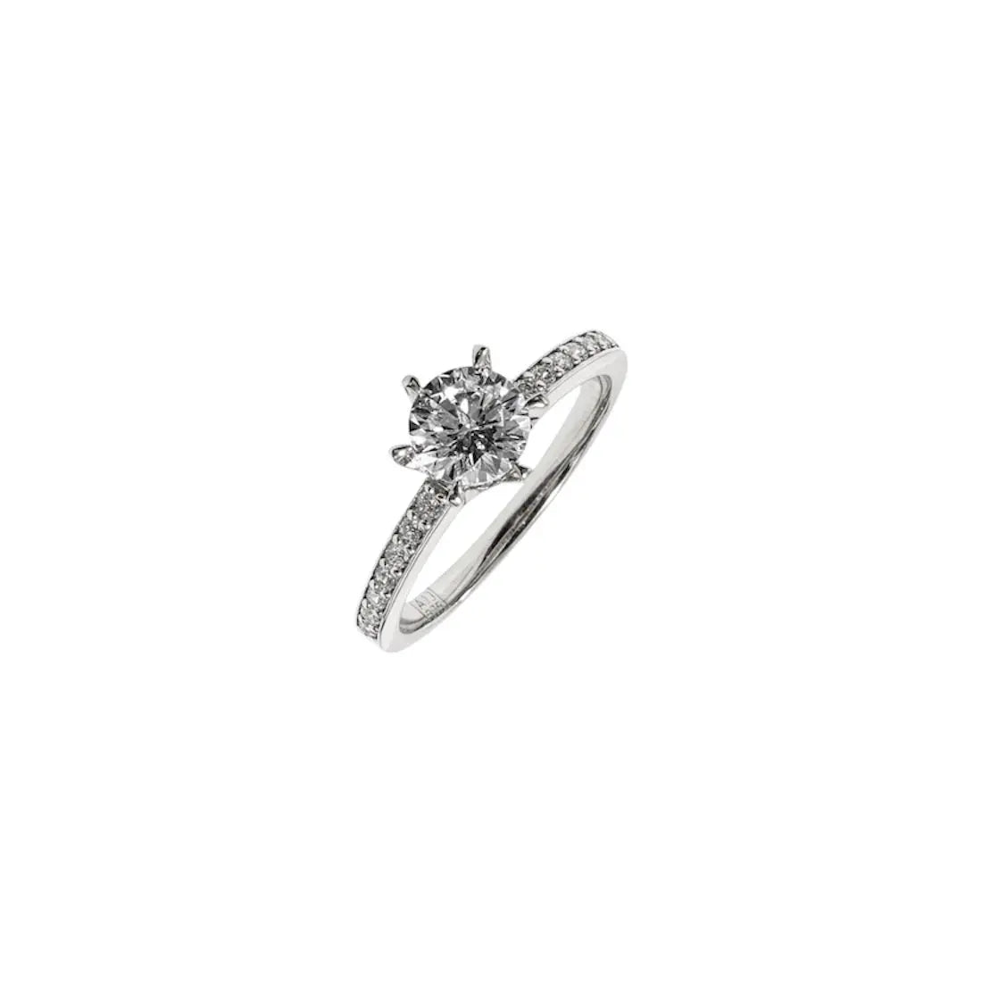 Ring RG001-3E Gold Plated Silver with Green Zircons