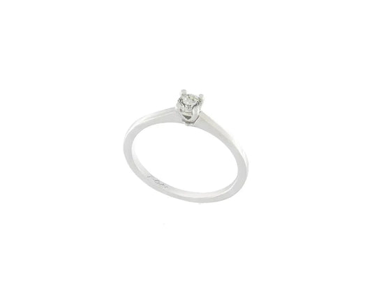 FaCad'oro RI-2500-14 Λευκόχρυσο Μονόπετρο 14ct με Ζιργκόν