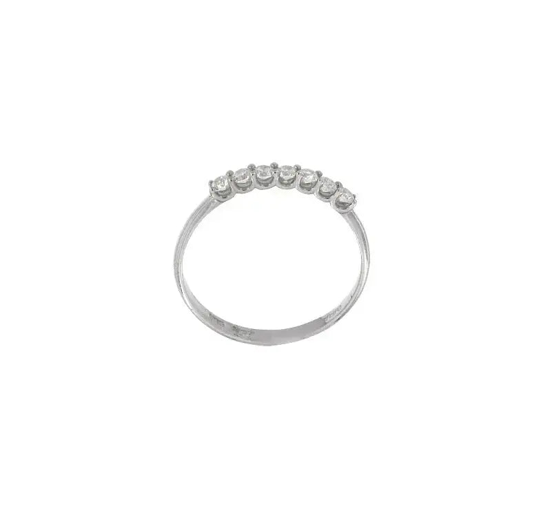 FaCad'oro RI-411-9 Δαχτυλίδι Σειρέ από Λευκόχρυσο 9ct με Ζιργκόν