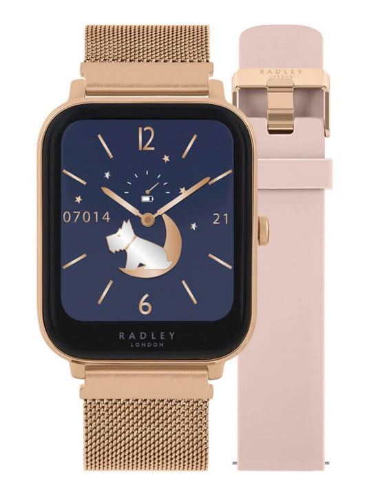 Radley London RYS11-4008-SET Series 11 Smartwatch Rose Gold Stainless Steel Bracelet