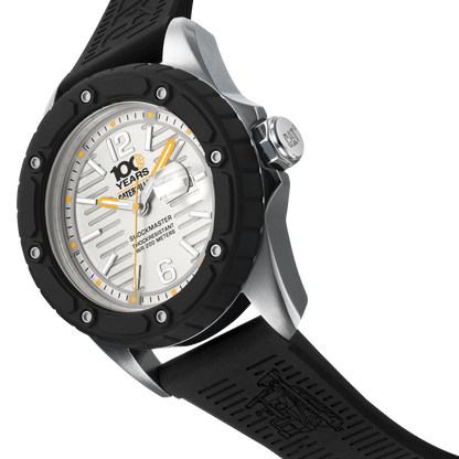 CATERPILLAR S714121232 Shockmaster 100Years Edition Black Silicon Strap