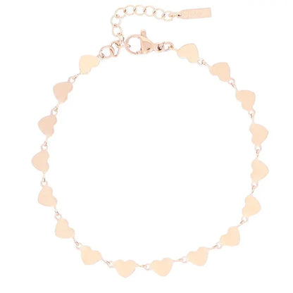 OOZOO Jewellery SB-1014 Βραχιόλι από Ροζ Επιχρυσωμένο Ατσάλι