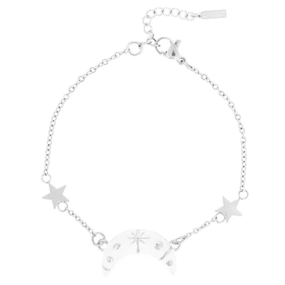 OOZOO Jewellery SB-1030 Βραχιόλι Moon από Ανοξείδωτο Ατσάλι