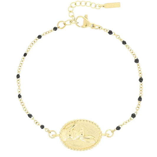 OOZOO Jewellery SB-1034 Βραχιόλι Rabbit από Επιχρυσωμένο Ατσάλι