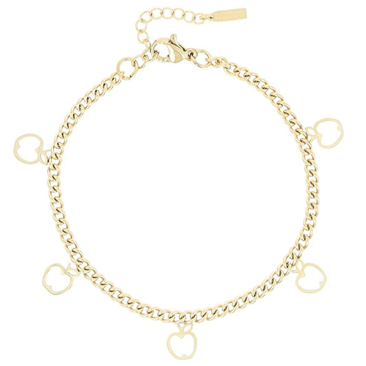 OOZOO Jewellery SB-1043 Βραχιόλι Apples από Επιχρυσωμένο Ατσάλι