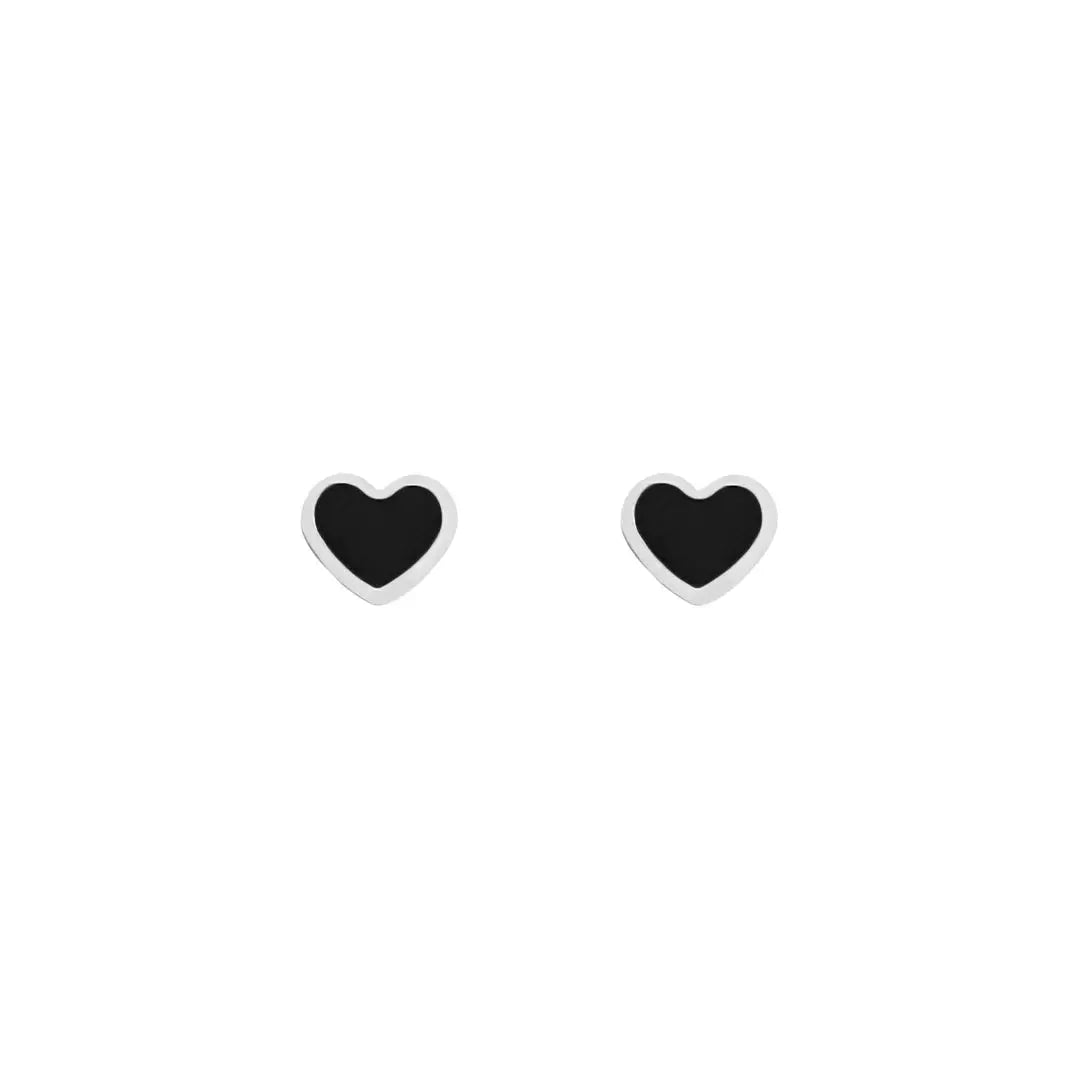 OOZOO Jewellery SE-3030 Σκουλαρίκια Hearts Από Ανοξείδωτο Ατσάλι
