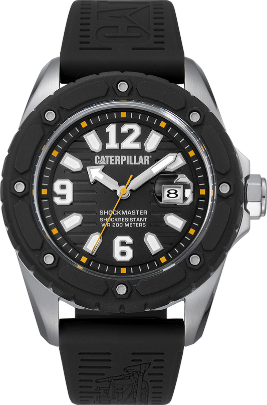 CATERPILLAR SG14121131 Shockmaster Black Silicon Strap