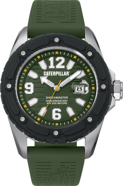 CATERPILLAR SG14123333 Shockmaster Green Silicon Strap