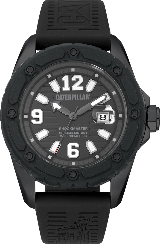 CATERPILLAR SG16121133 Shockmaster Black Silicon Strap