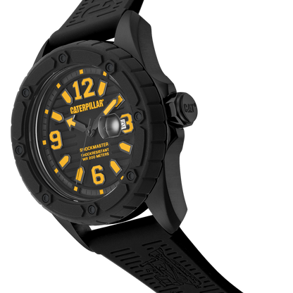 CATERPILLAR SG16121137 Shockmaster Black Silicon Strap