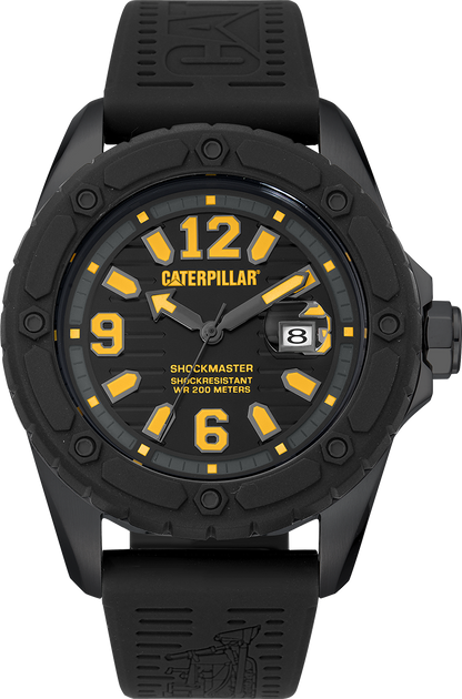 CATERPILLAR SG16121137 Shockmaster Black Silicon Strap