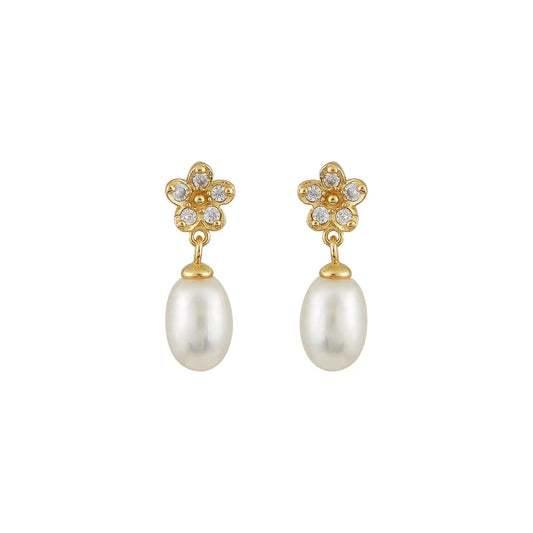 SC036-3M Butterfly Earrings in Gold Plated Silver
