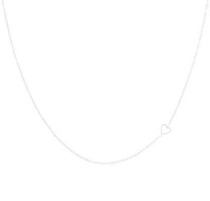 OOZOO Jewellery SN-2039 Κολιέ Heart από Ανοξείδωτο Ατσάλι