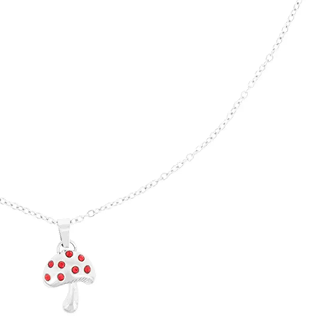 OOZOO Jewellery SN-2045 Κολιέ Mushroom από Ανοξείδωτο Ατσάλι