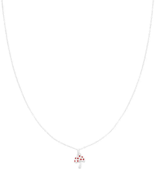 OOZOO Jewellery SN-2045 Κολιέ Mushroom από Ανοξείδωτο Ατσάλι