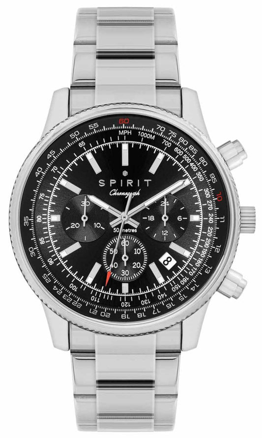 Spirit SP3012 Chronograph Silver Stainless Steel Bracelet