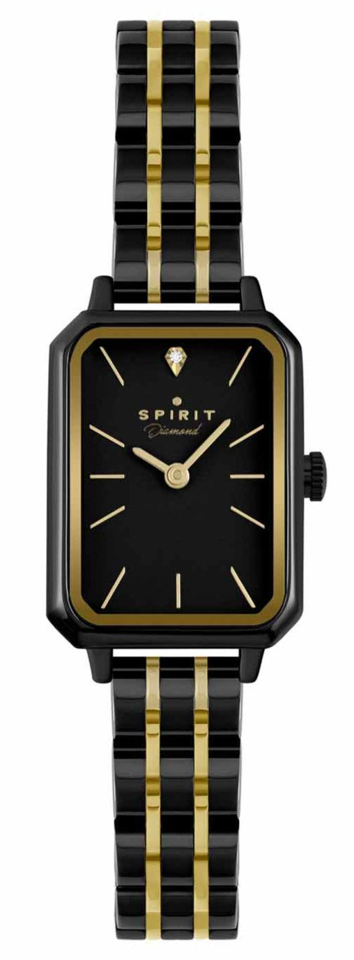 Spirit SP4002 Black Two Tone Metallic Bracelet