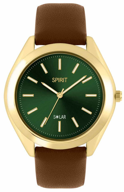 Spirit SPGS-1002 Solar Brown Leather Strap