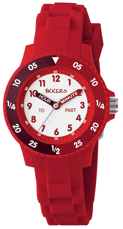 Tikkers TK0216 Kids Collection Red Silicon Strap