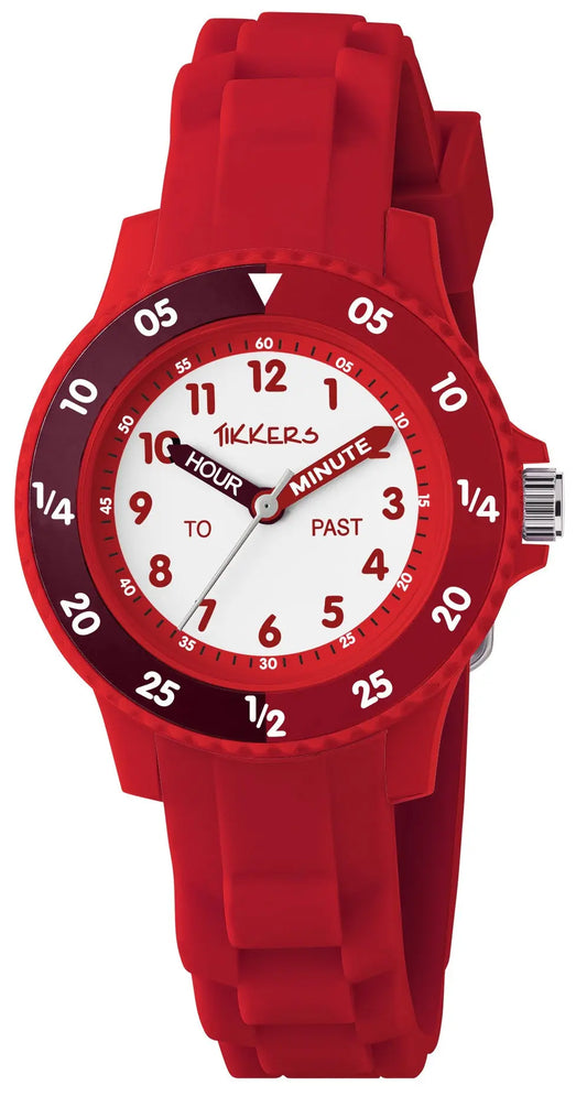Tikkers TK0216 Kids Collection Red Silicon Strap