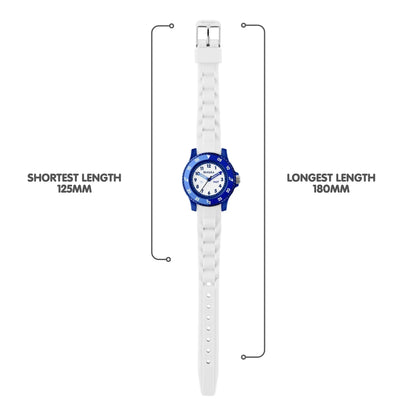 Tikkers TK0217 Kids Collection White Silicon Strap