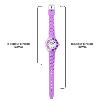Tikkers TK0218 Kids Collection Purple Silicon Strap
