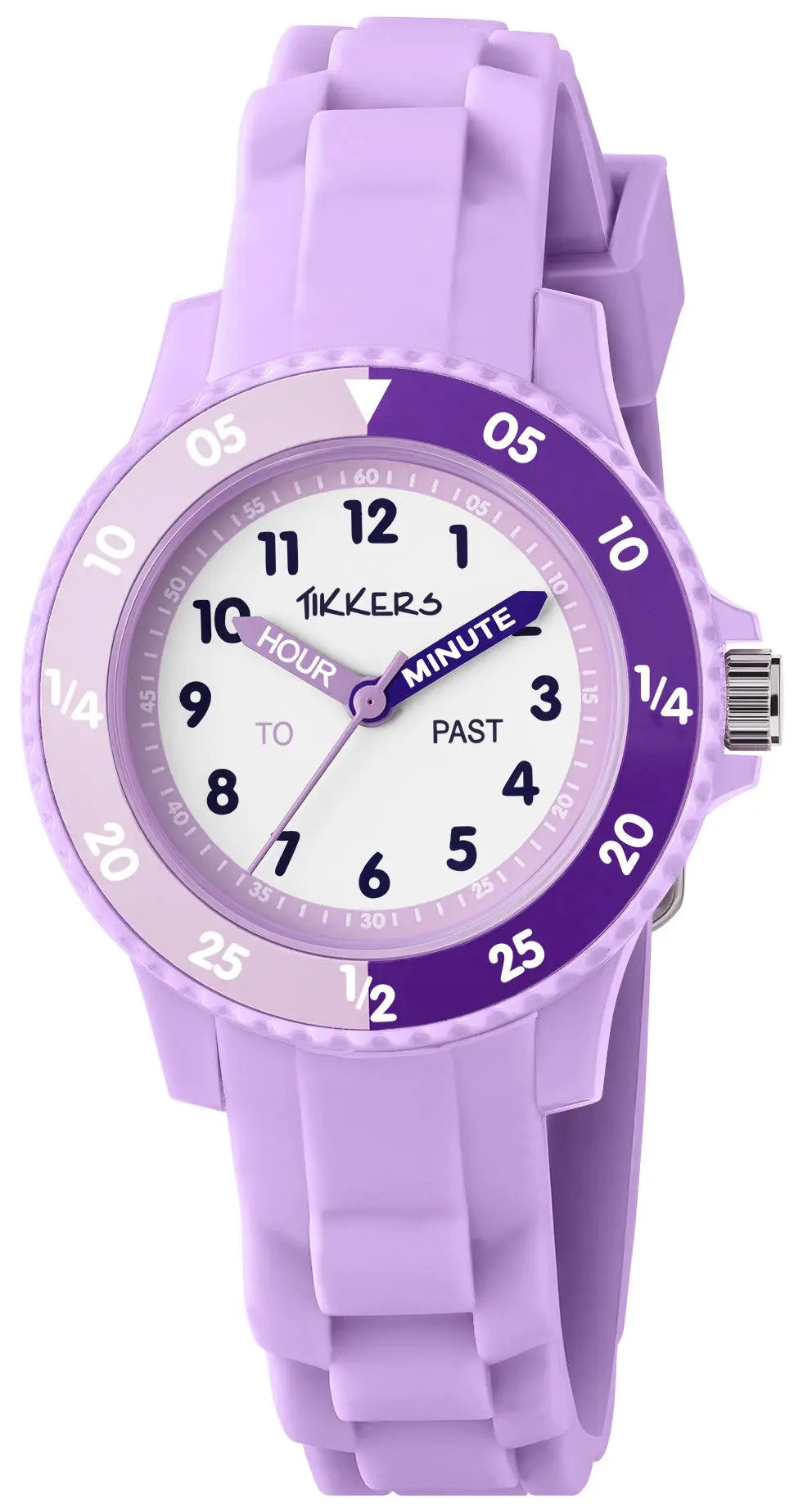 Tikkers TK0218 Kids Collection Purple Silicon Strap