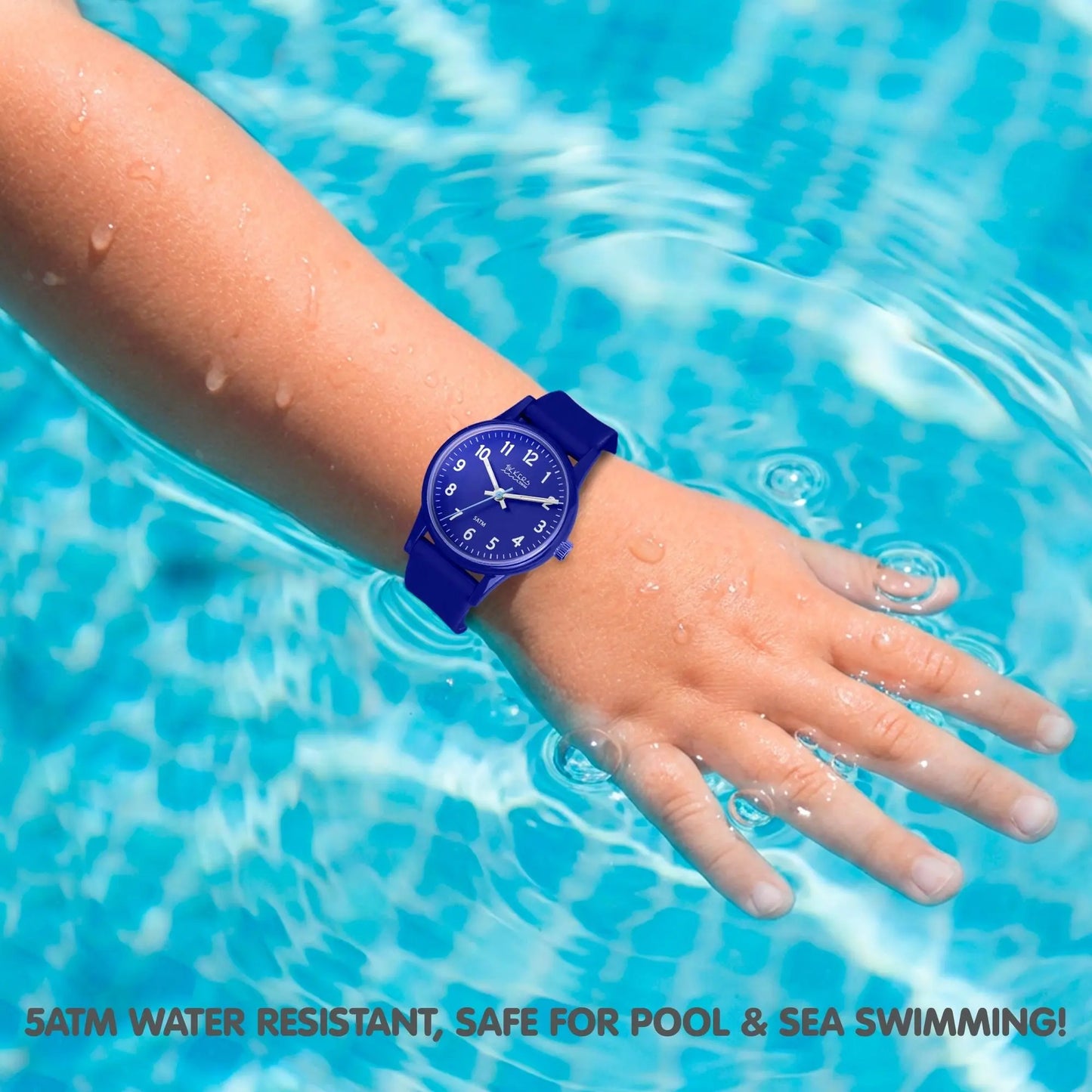 Tikkers TK0219 Kids Collection Blue Silicon Strap