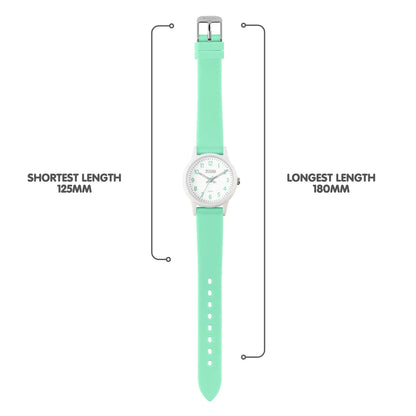 Tikkers TK0220 Kids Swim Collection Green Silicon Strap