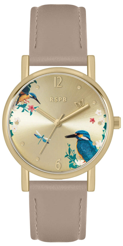 Tikkers RSPB03 RSPB Collection Beige Leather Strap