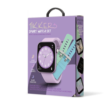 Tikkers TKS13-0029-SET Kids Smartwatch Purple Silicon Strap