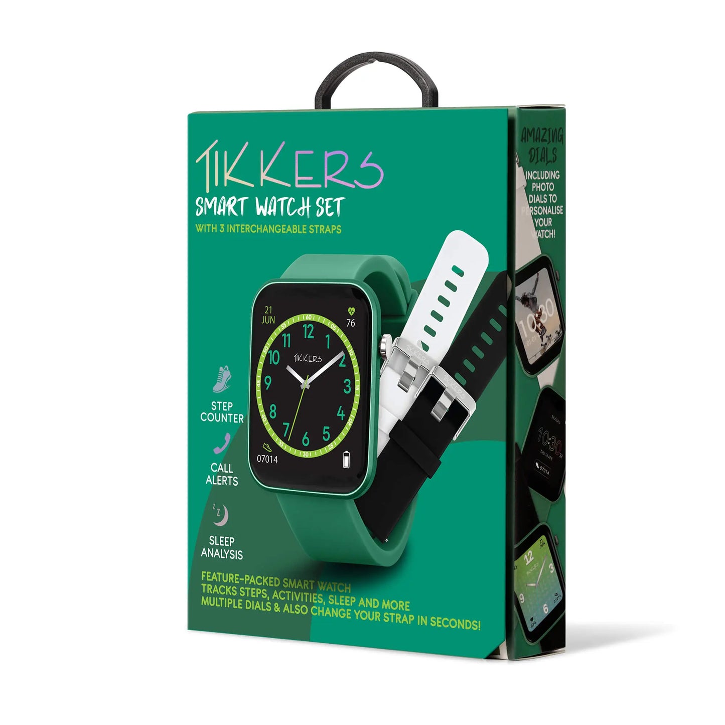 Tikkers TKS13-0030-SET Kids Smartwatch Green Silicon Strap