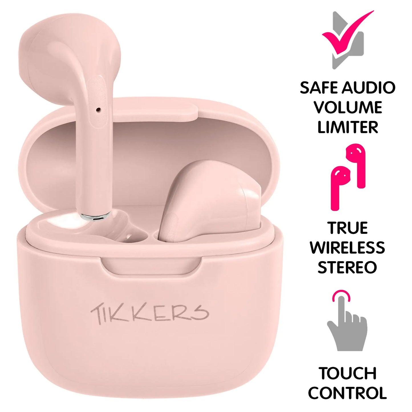 Tikkers TKS02-0003 Kids Smartwatch &amp; Headphone Set Purple Silicon Strap