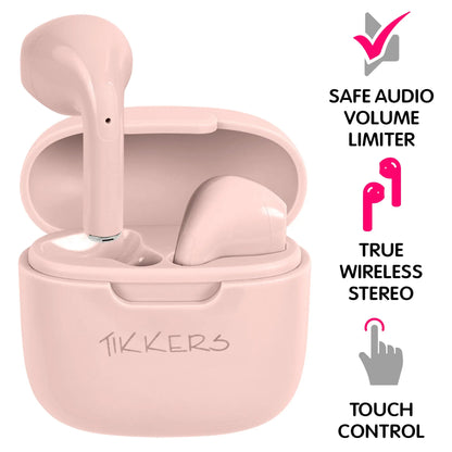 Tikkers TKS02-0003 Kids Smartwatch &amp; Headphone Set Purple Silicon Strap