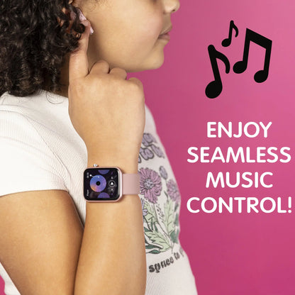 Tikkers TKS02-0003 Kids Smartwatch &amp; Headphone Set Purple Silicon Strap