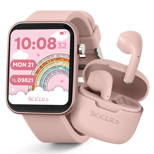 Tikkers TKS13-0031-SET Kids Smartwatch Pink Silicon Strap