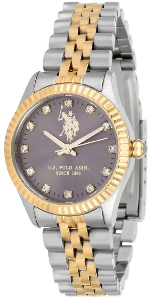 US POLO USP5770YG Two Tone Stainless Steel Bracelet