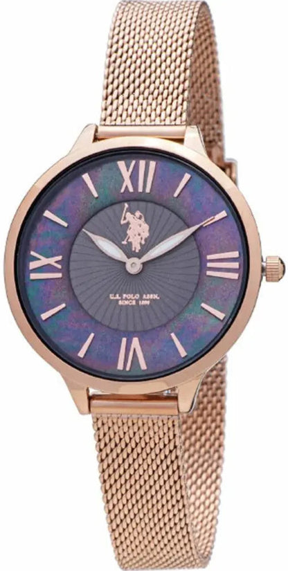 US POLO USP5770YG Two Tone Stainless Steel Bracelet