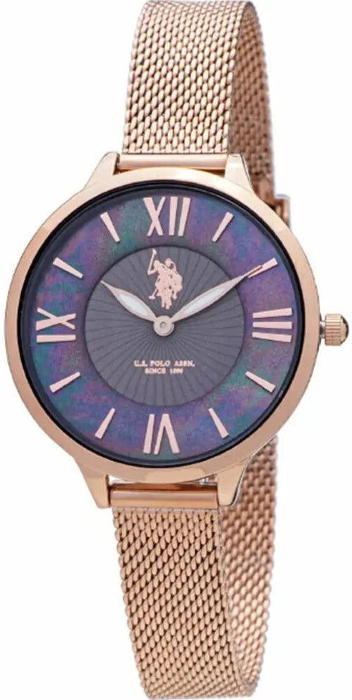 US POLO USP5770YG Two Tone Stainless Steel Bracelet