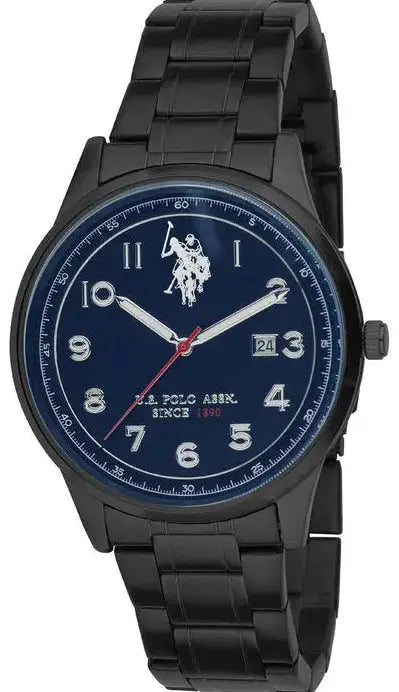 U.S. POLO USP7116BL Jacob Black Metallic Bracelet