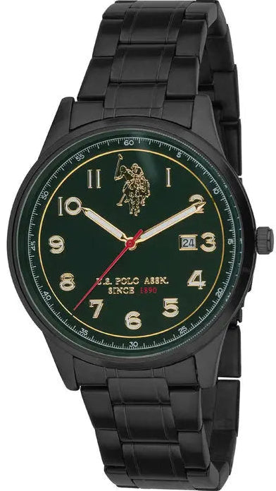 U.S. POLO USP7118GR Jacob Black Metallic Bracelet