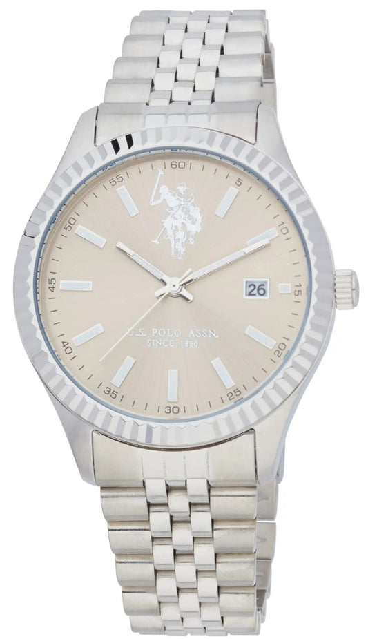 U.S. POLO USP7164ST Silver Stainless Steel Bracelet