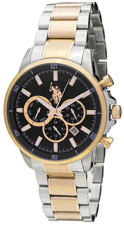 U.S. POLO USP7208BK Acier Two Tone Stainless Steel Bracelet
