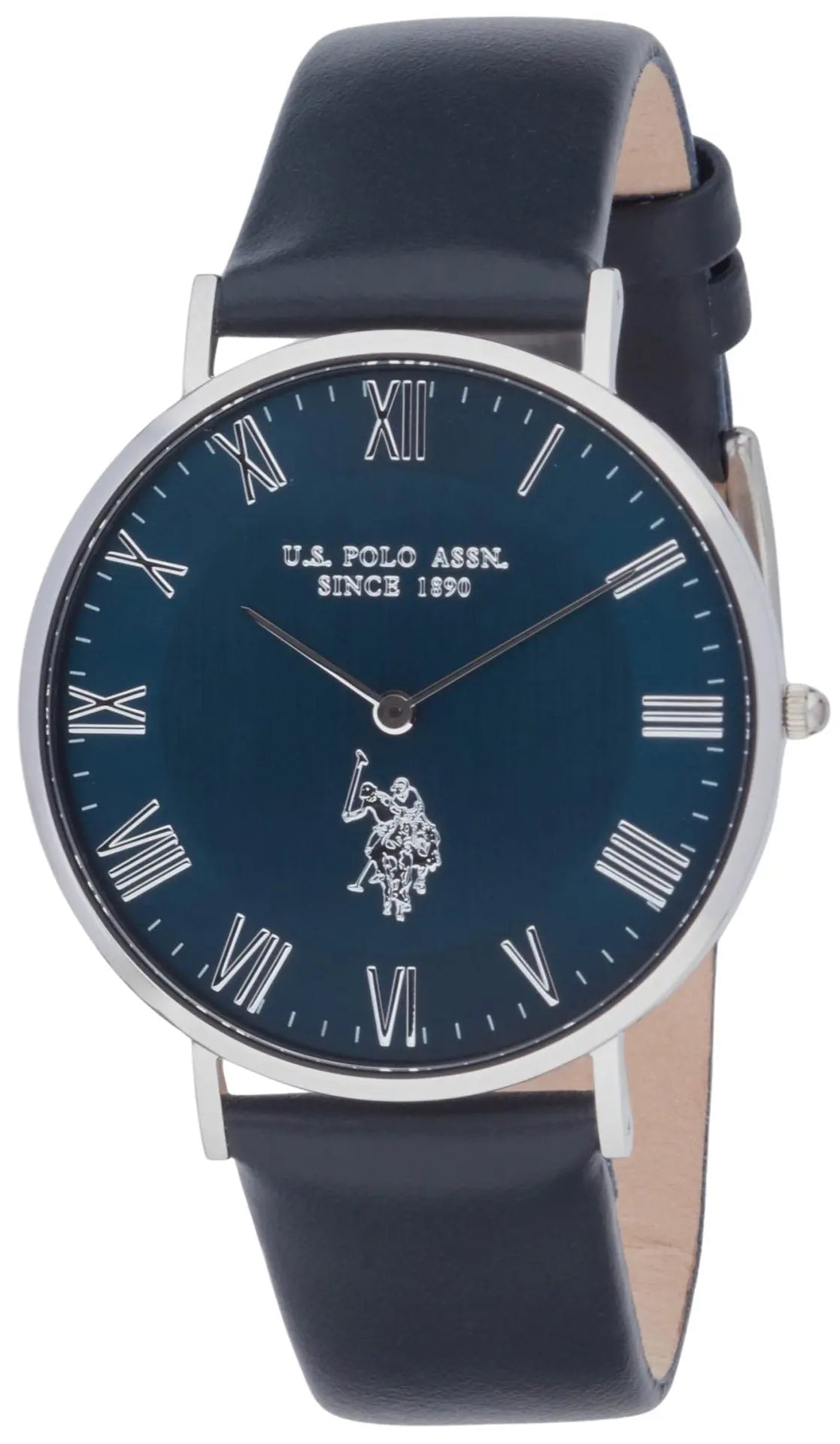U.S. POLO USP7267BL Austin Blue Leather Strap