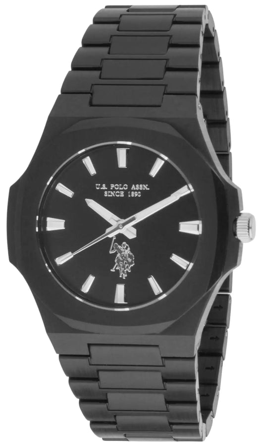 U.S. POLO USP7294BK Gabriel Black Plastic Bracelet