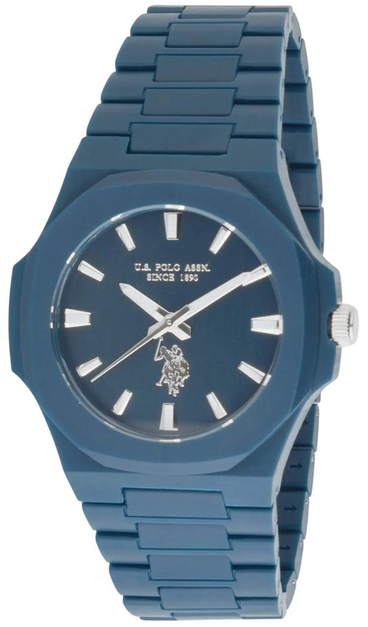 U.S. POLO USP7295BL Gabriel Blue Plastic Bracelet