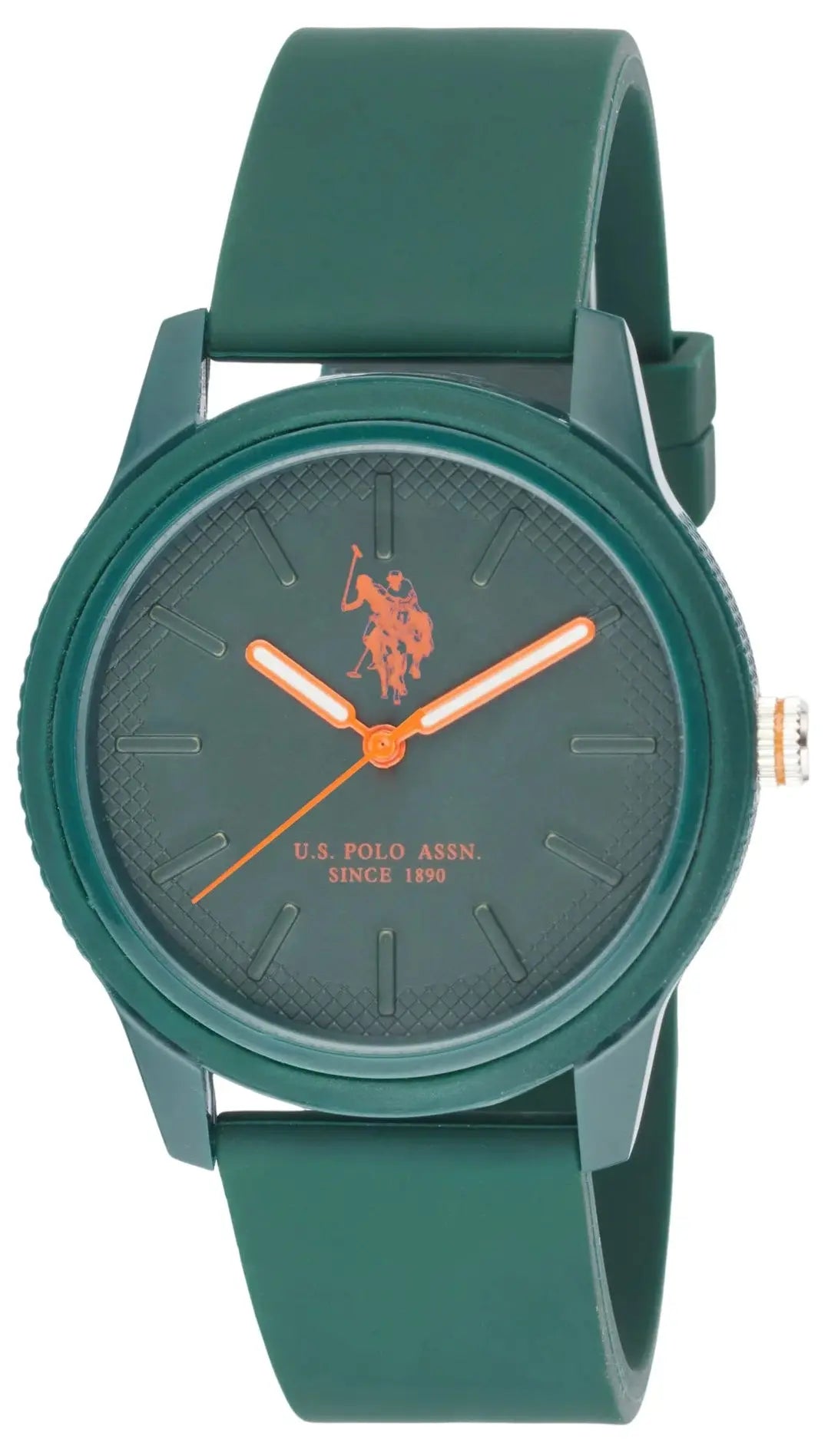 U.S. POLO USP7304GR Simon Green Silicon Strap